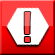 Caution insect icon
